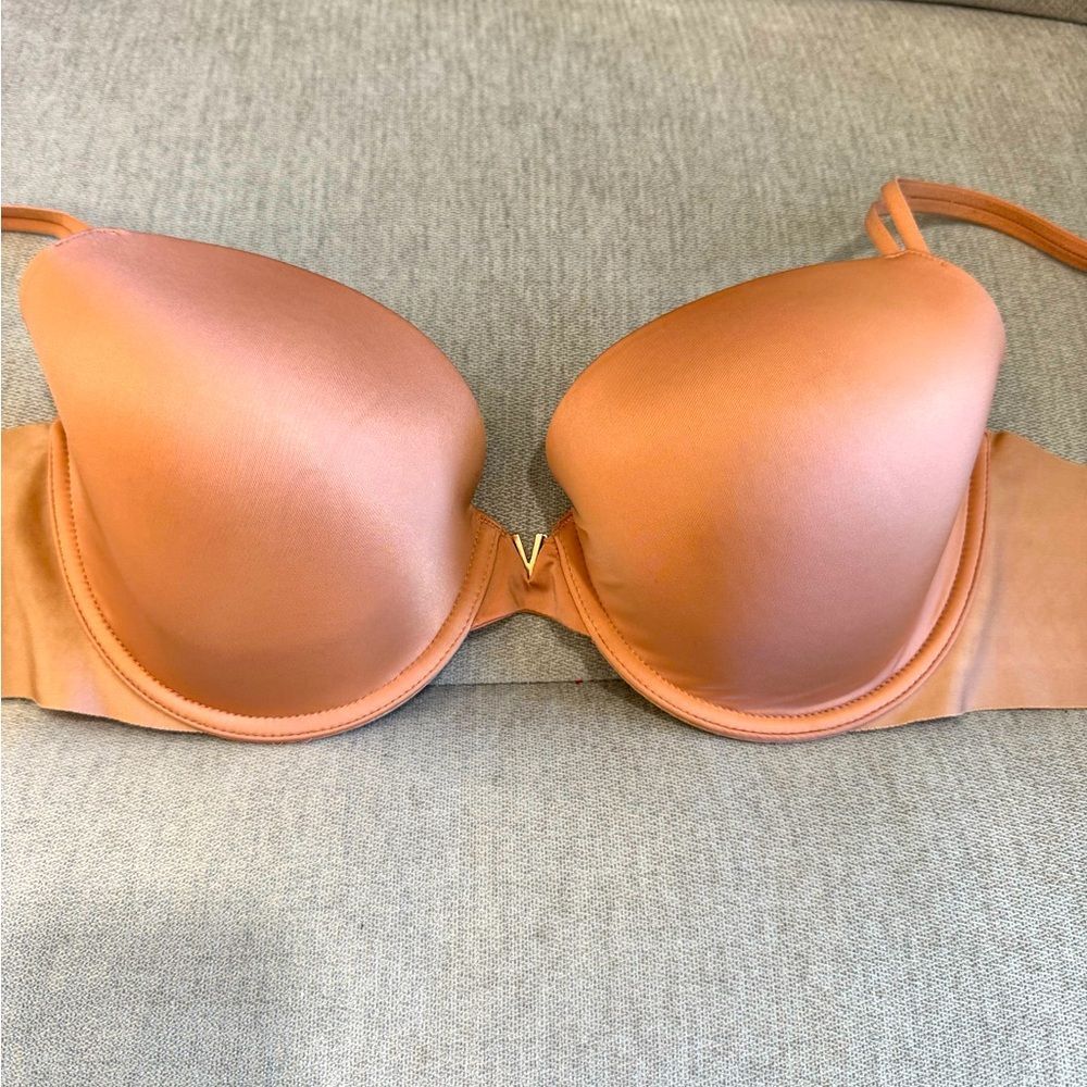 Victoria’s Secret Women Bra Nude Tan Lined demi/Demi double 38C Comfy Sexy